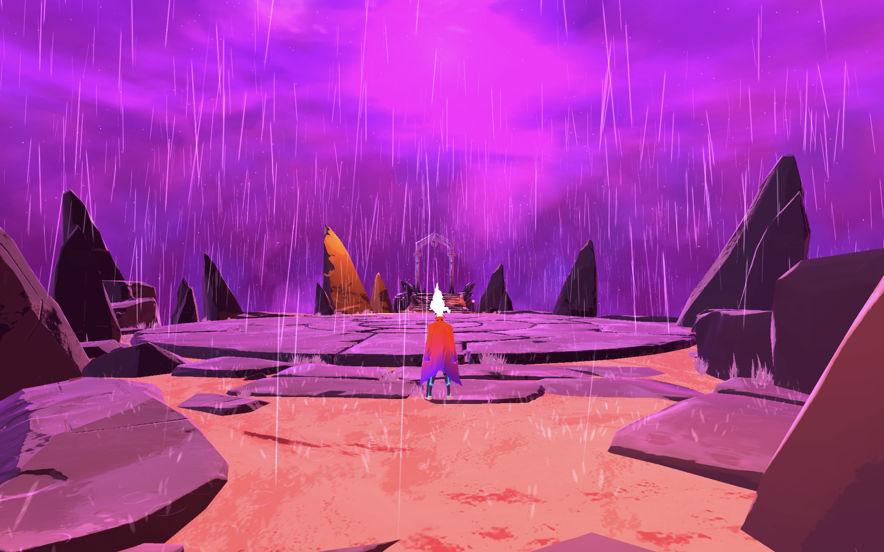 Screenshot from one of the best games of all time, Furi!!!